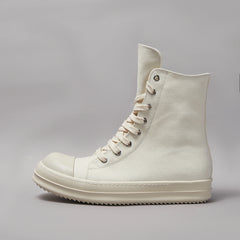 Zapatos casuales de lona de diseño de lujo de Roma para hombre y mujer, zapatillas deportivas informales con cordones y cremallera, botines O-Wens. 