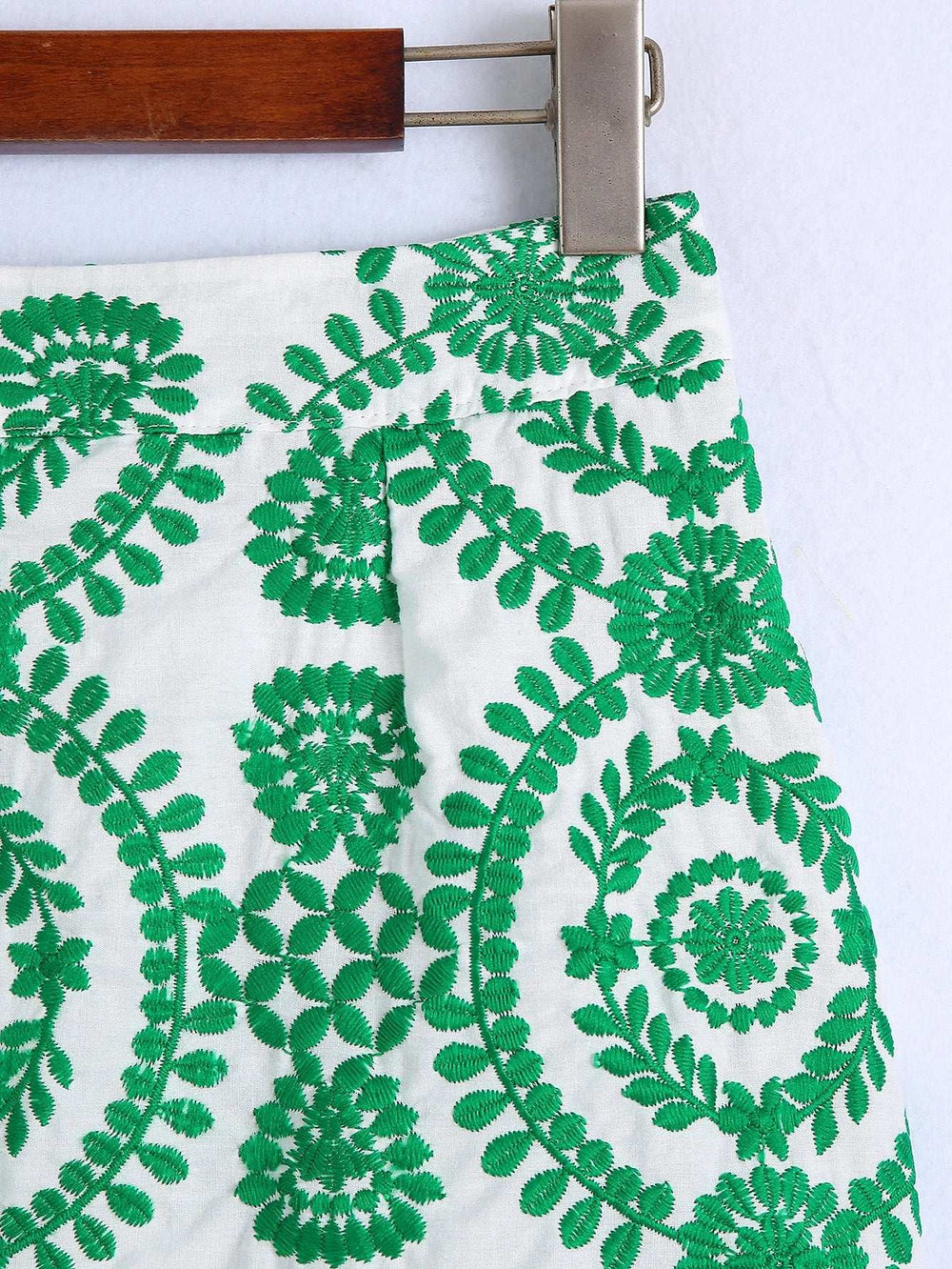 Summer Skirt Women 2025 New Fashion Stylish Embroidery Above Knee A-Line Bottom Wear