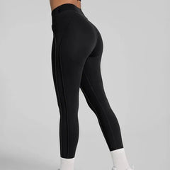 High Waist Yoga Pants Women's Hip Lift Tight Sports Leggings Elastic Quick-drying Fitness Cycling Running Trousers Gym Leggings