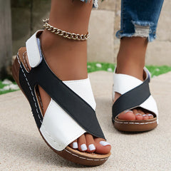 Sandalias de verano para mujer, zapatos suaves y transpirables, zapatos de playa, sandalias elegantes, calzado femenino 