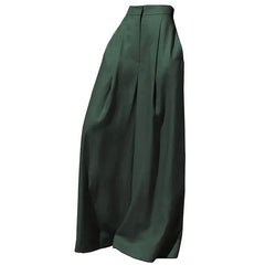 Women's Pants Fluid Autumn Winter High Waist Female Trousers Chic and Elegant Original New In Elastic All Medium 90s Aesthetic G