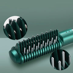 Electric Hair Brush Straightener Heating Combs Women Hair Styler Curling Iron Fast Hot Comb Heating Curler Hair Caring Tool
