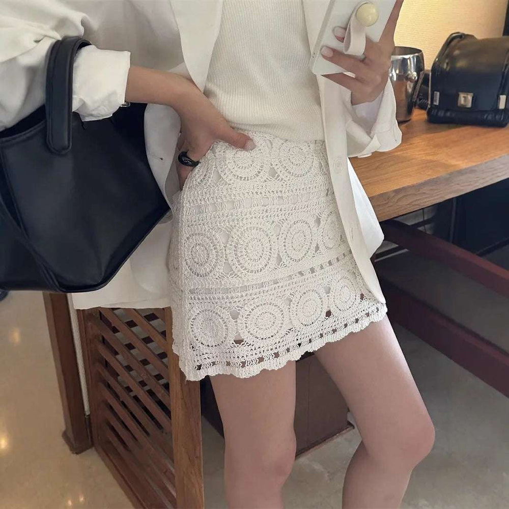 Half Skirt Women's Summer New Design Sense Niche Temperament Casual Long Skirt