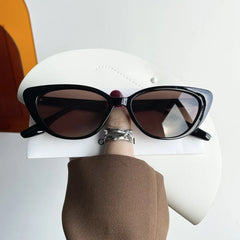 Gafas de sol de moda para exteriores, montura de ojo de gato, gafas de sol vintage de verano, gafas con protección solar UV400 