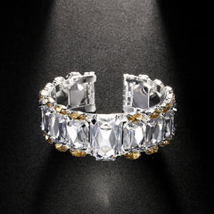 Pulsera llamativa y elegante para mujer, estilo Y2k, con diamantes de imitación, joyería nupcial, pulseras de cristal, regalos de boda. 