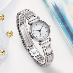Relojes de moda para mujer, reloj de cuarzo analógico con esfera pequeña y sencillo, reloj para mujer y niña, regalo