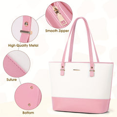 3-Piece Ultimate Tote Bag Set - Stylish Handbags and Crossbody Purse with Fashionable Design, Multiple Compartments, and Adjustable Strap - Perfect for Women's Daily Use